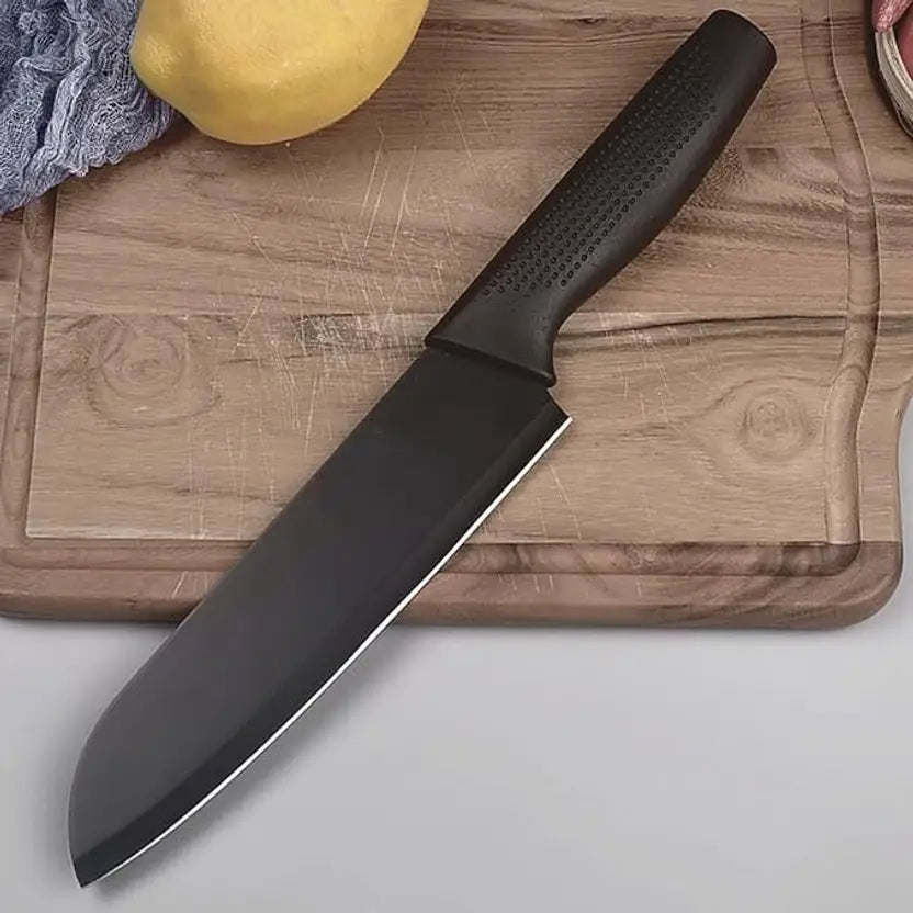 Maune Hub 3 Pc Stainless Steel Knife Set High Carbon Stainless Steel Colour Printed Coated Chef Knife\Meat Knife