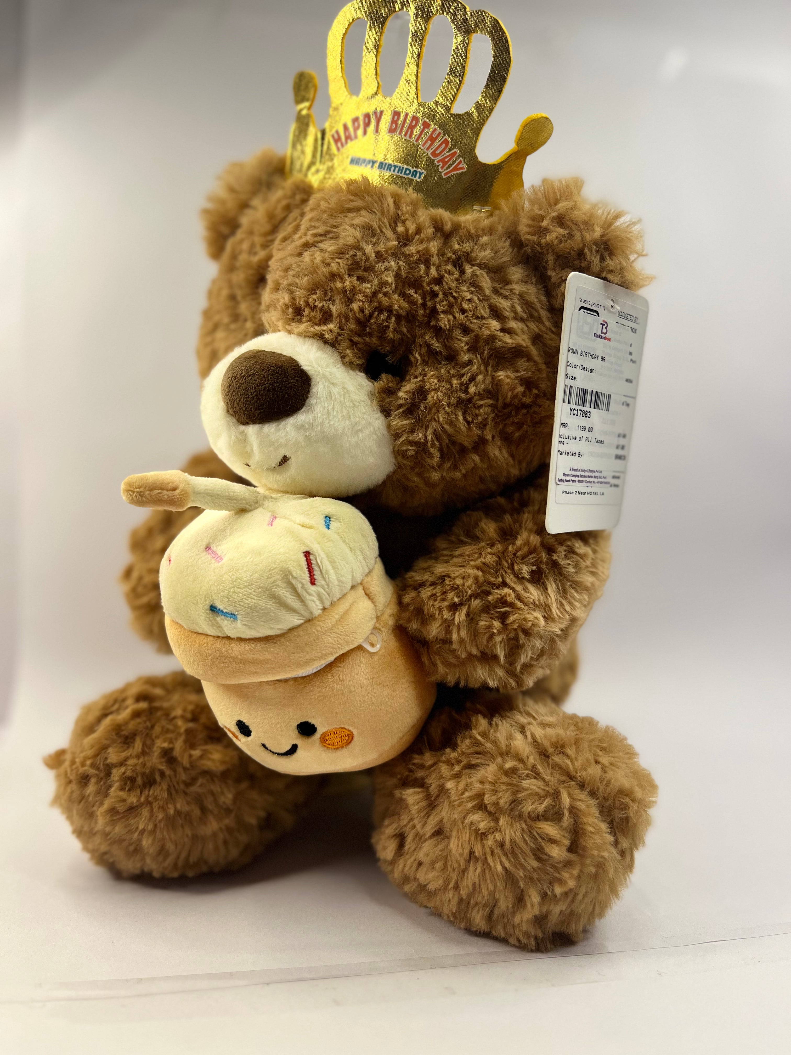 CROWN BIRTHDAY BR Teddy