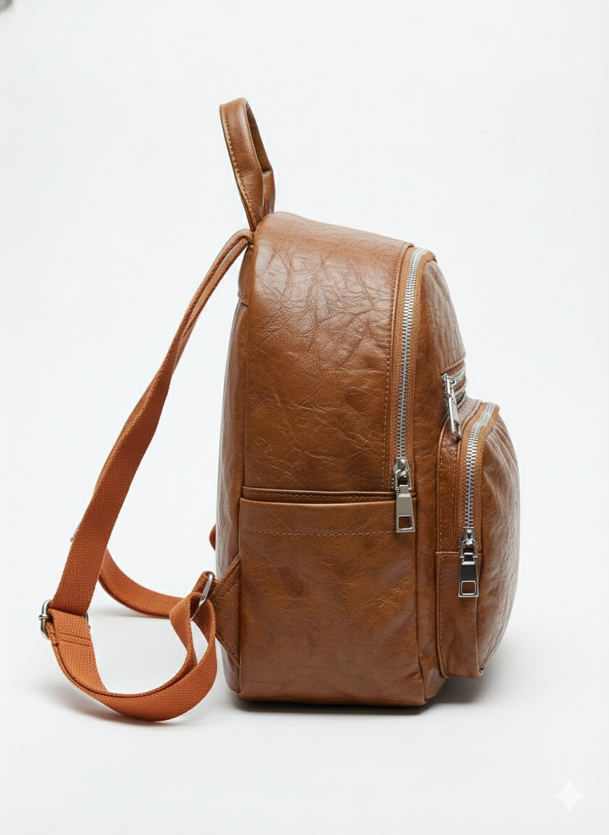 Leather Girl backpack