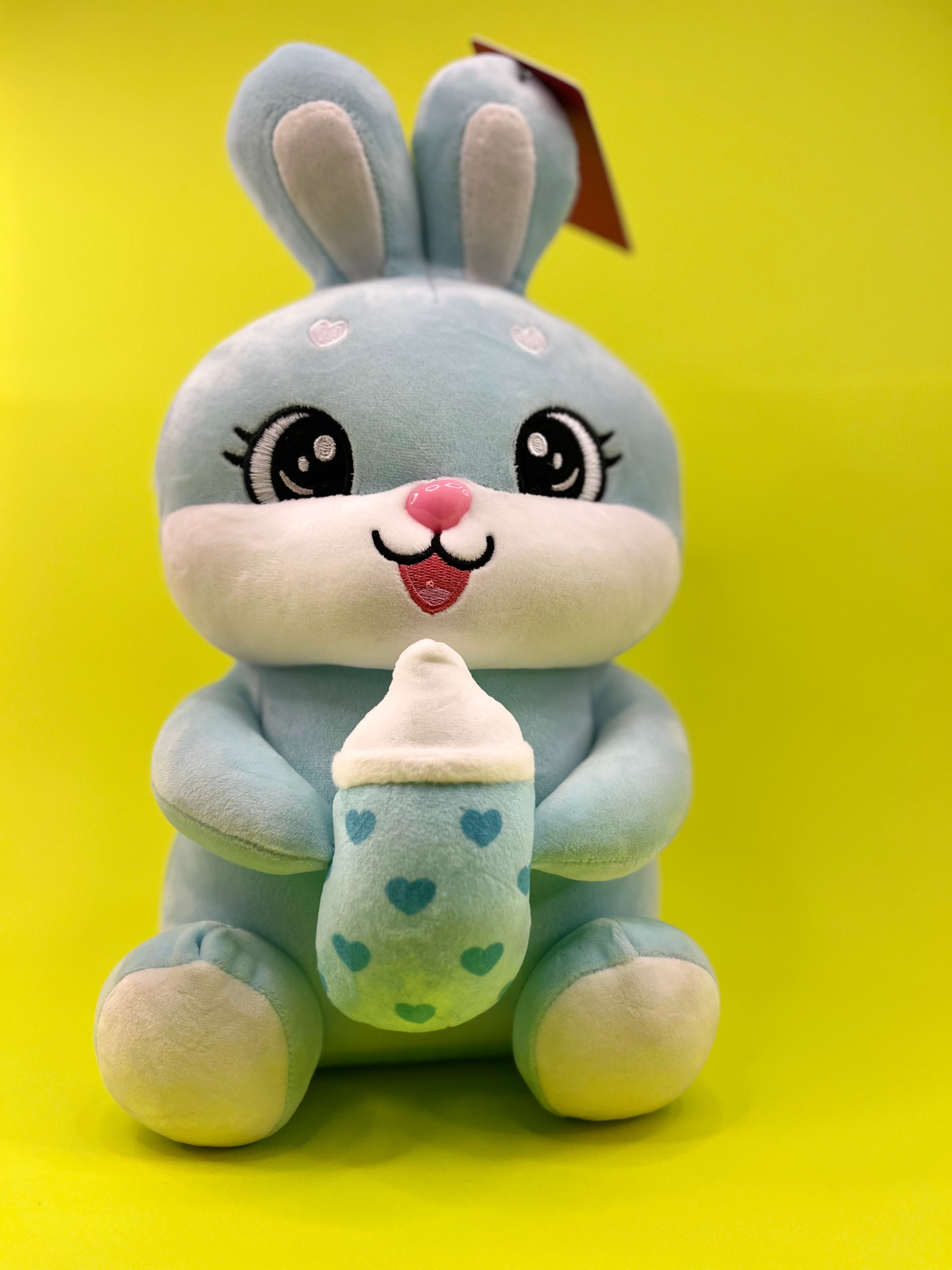 Milk bottle rabbit Teddy