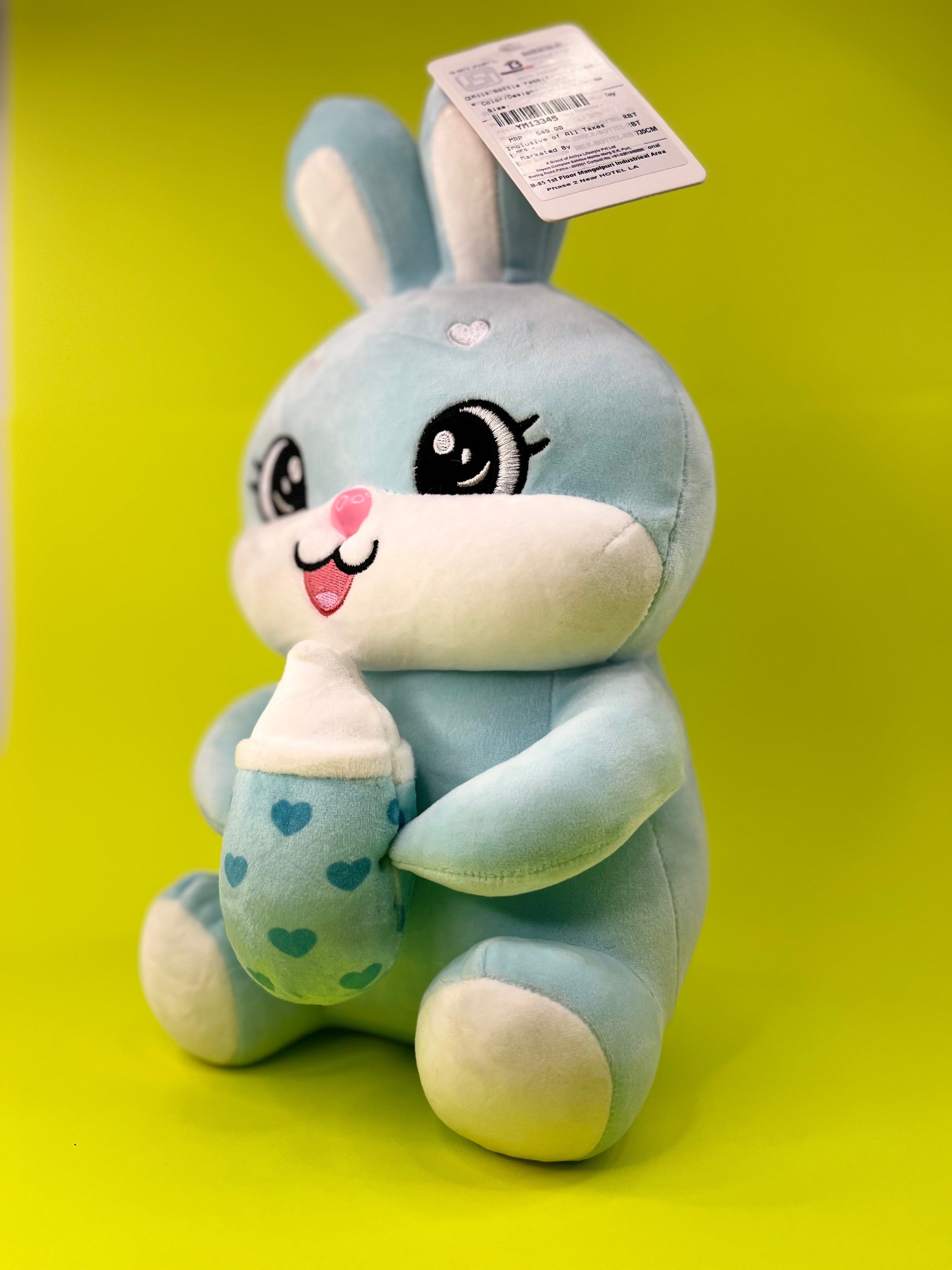 Milk bottle rabbit Teddy