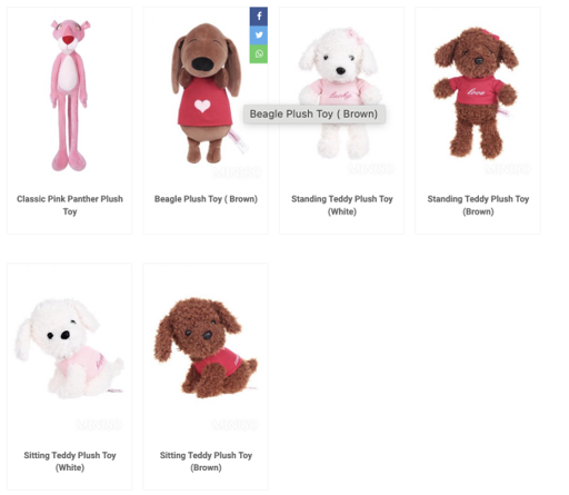 Lush Teddy Toys