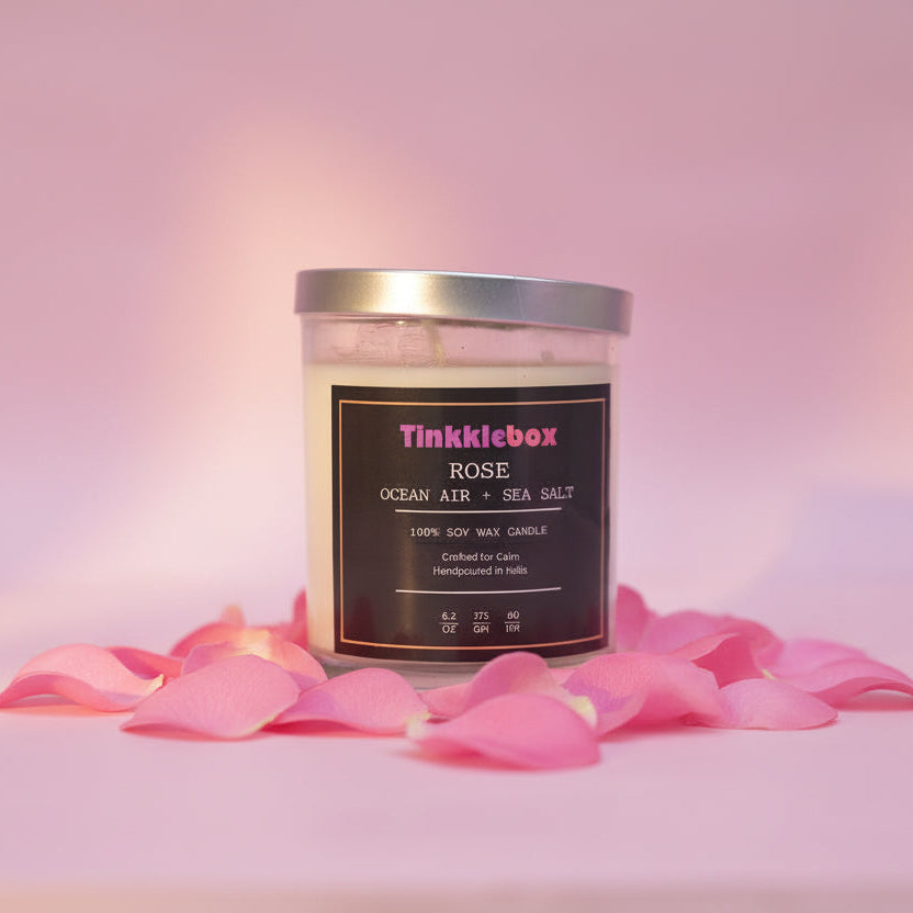 Scented Candle-175 Gm Rose