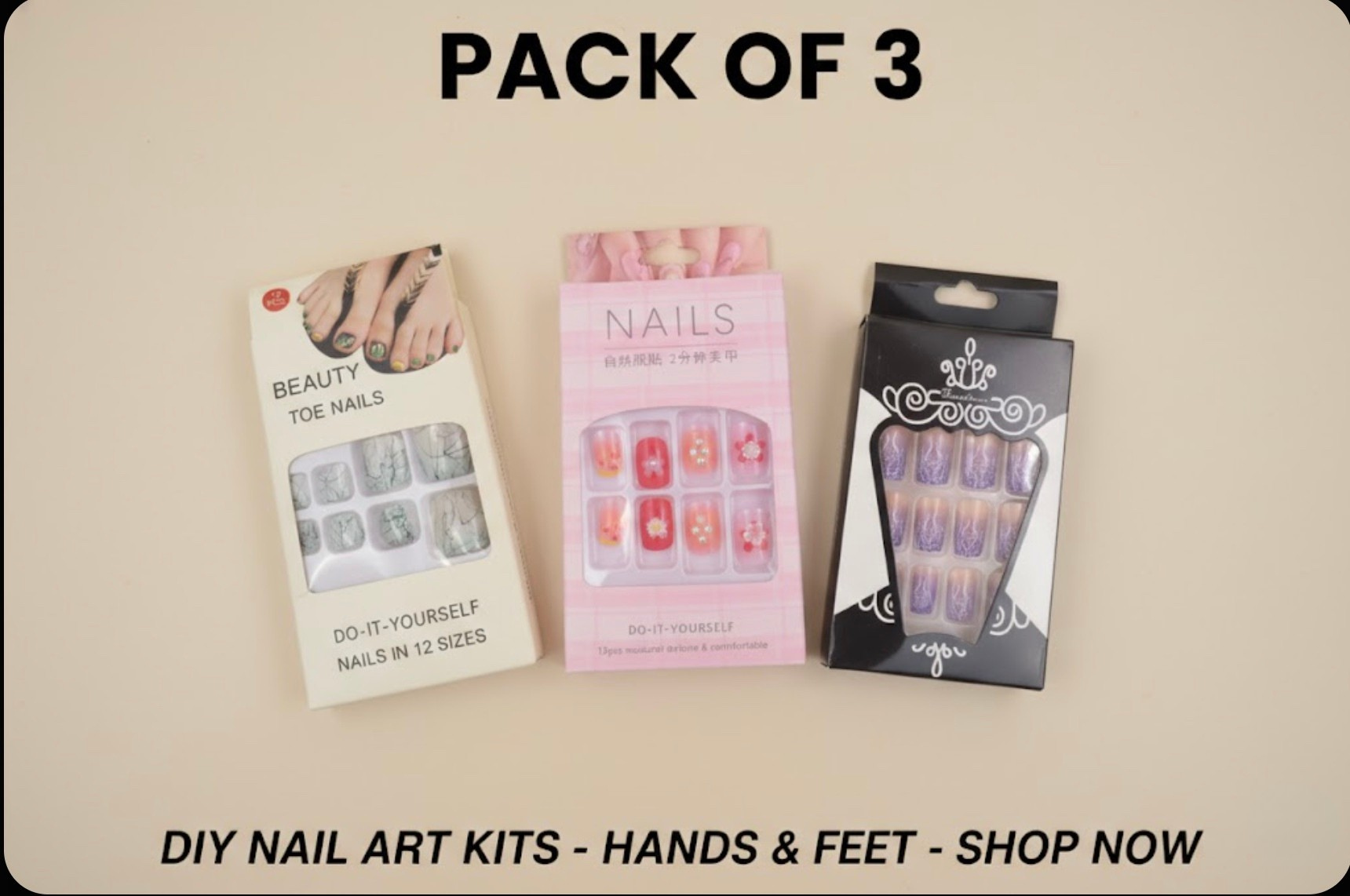 Nail Tip-Set of 3