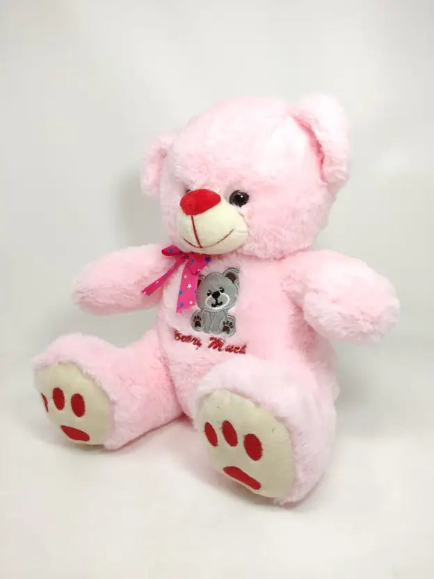 Galaxy Corporation Cute LiLLY Bear Soft Plush Fabric Stuffed Teddy Bear - 30 cm  (Pink)